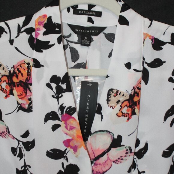 Investments Caroline Butterfly Three Quarter Sleeve Top - Picture 9 of 16
